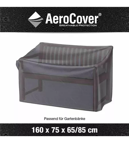 Aerocover Schutzhülle für Gartenbank 160x75xH65/85 cm