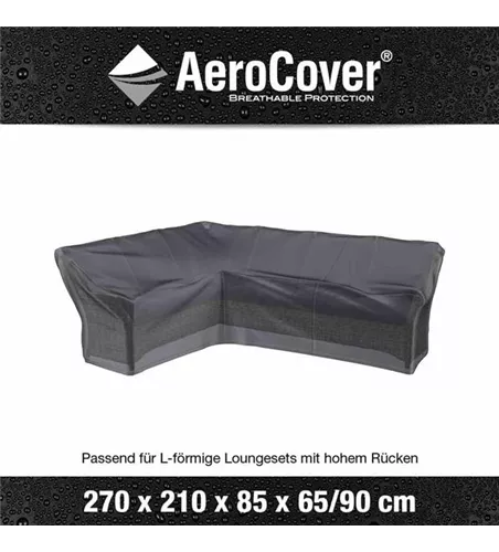 Aerocover Schutzhülle für Eck- Loungeset 270x210 L-Form links
