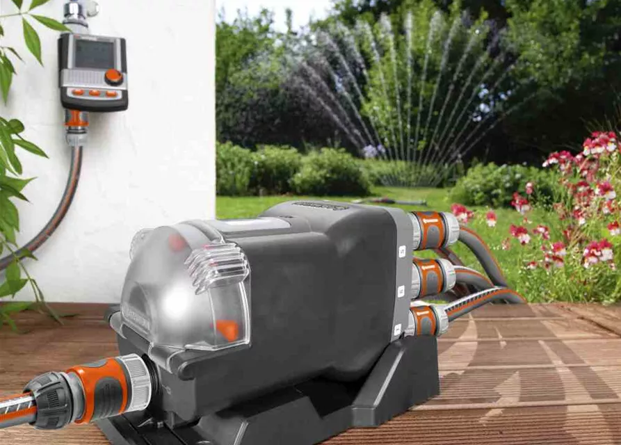 Gardena Wasserverteiler automatic mit 6 Ausgängen
