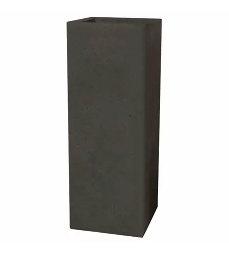 PP-Plastic Cube high 265x265x725mm schwarz-granit betonlook