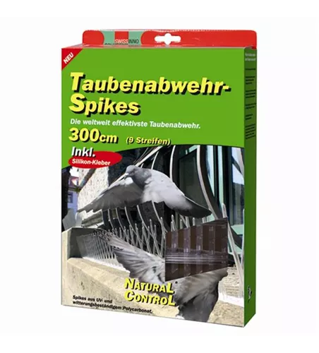 Swissinno Taubenabwehrspikes inkl. Silikonkleber, 300 cm