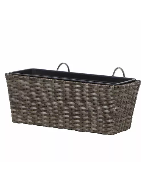 Siena Garden Balkonkasten Vio 50x19x22,5 cm grau