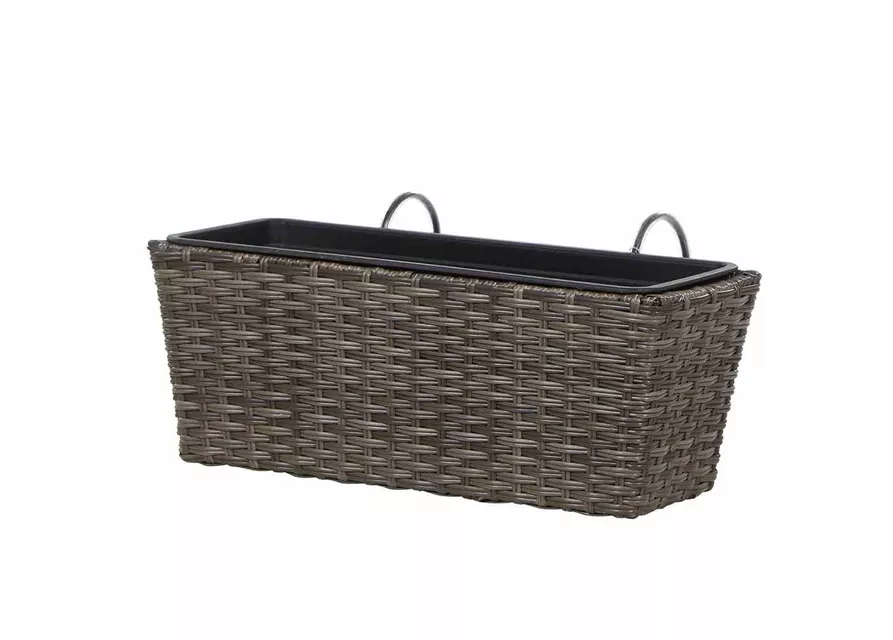 Siena Garden Balkonkasten Vio 50x19x22,5 cm grau