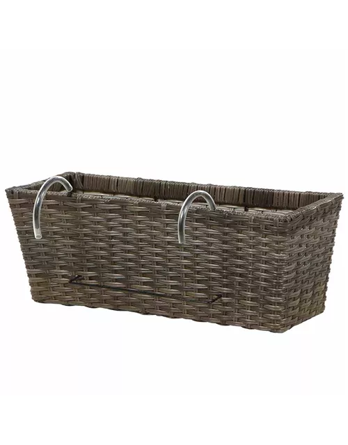 Siena Garden Balkonkasten Vio 50x19x22,5 cm grau