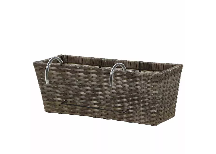 Siena Garden Balkonkasten Vio 50x19x22,5 cm grau