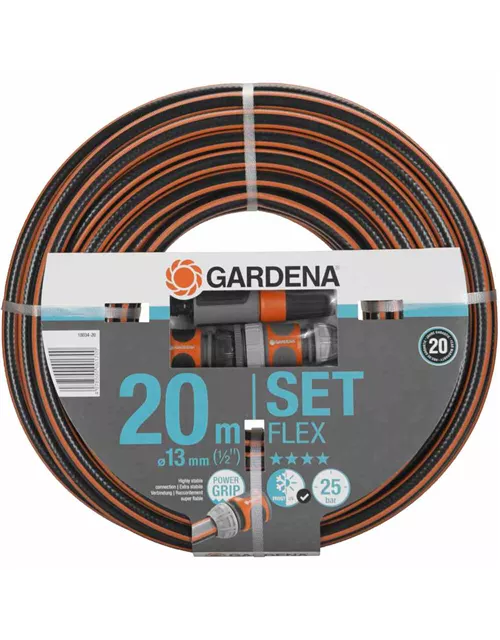 Gardena Comfort Flex Schlauch mit Systemteilen 13 mm (1/2") 20 m 