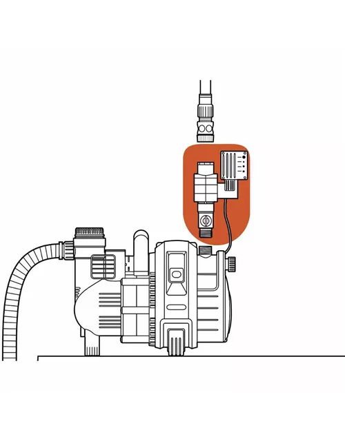 Gardena Elektronischer Druckschalter mit Trockenlaufsicherung