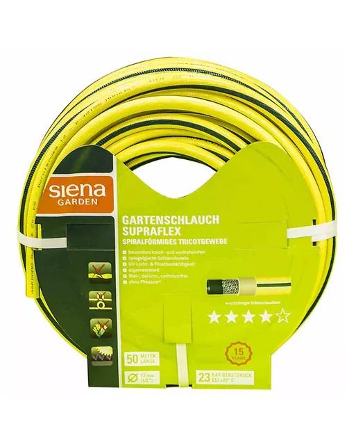 Siena Garden Gartenschlauch Supraflex, 12,5mm (1/2 Zoll) , 50m-Rolle 