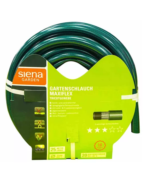 Siena Garden Gartenschlauch Maxiflex, 19mm (3/4 Zoll) , 25m-Rolle 