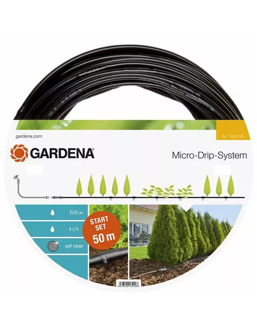 Gardena Micro-Drip-System Start Set Pflanzenreihen L 50 m