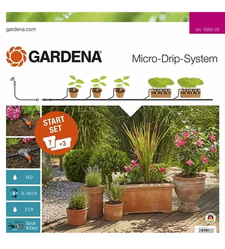 Gardena Bewässerungssystem MDS Start-Set Pflanztöpfe M