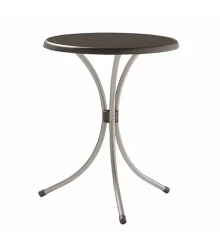 Sieger Bistrotisch Ø60cm graphit / anthrazit Stahl 