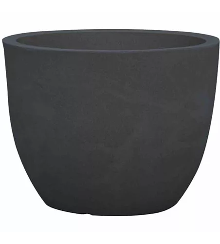 PP-Plastic Gefäß Padua 40, Ø 40x30,7cm schwarz Granit 