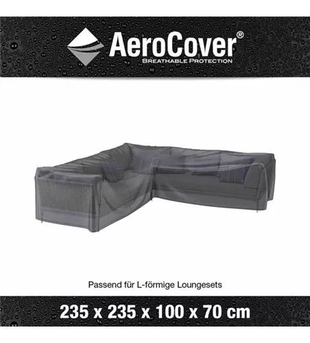 Aerocover Schutzhülle für Eck- Loungeset 235x235x100xH70 cm