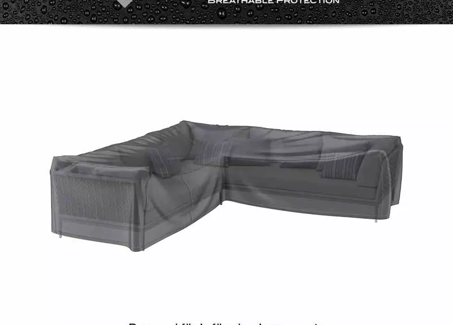 Aerocover Schutzhülle für Eck- Loungeset 235x235x100xH70 cm