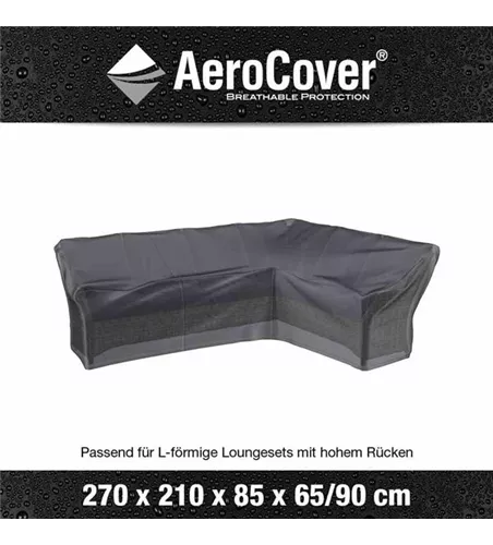 Aerocover Schutzhülle für Eck- Loungeset 270x210 L-Form rechts