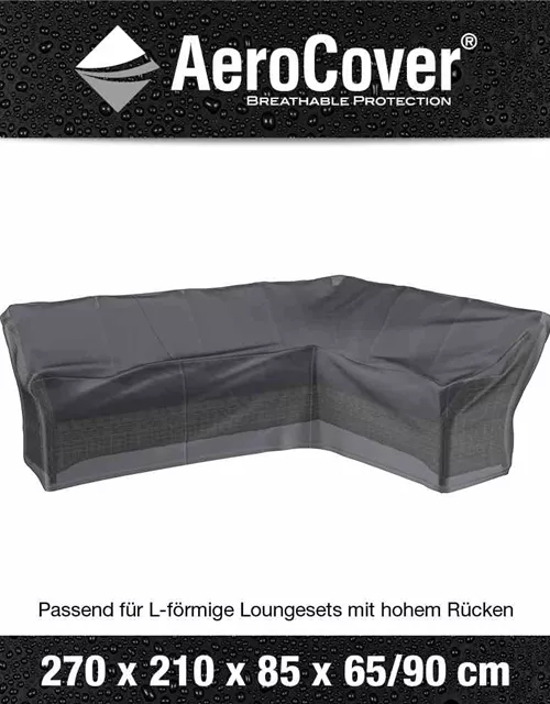 Aerocover Schutzhülle für Eck- Loungeset 270x210 L-Form rechts