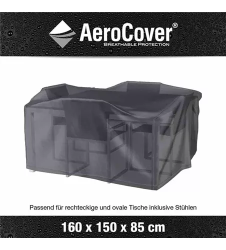 Aerocover Schutzhülle für Gartenmöbelset 160x150x85 cm