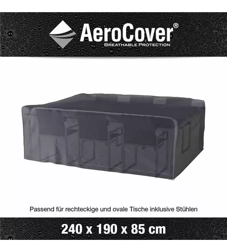 Aerocover Schutzhülle für Gartenmöbelset 240x190x85 cm