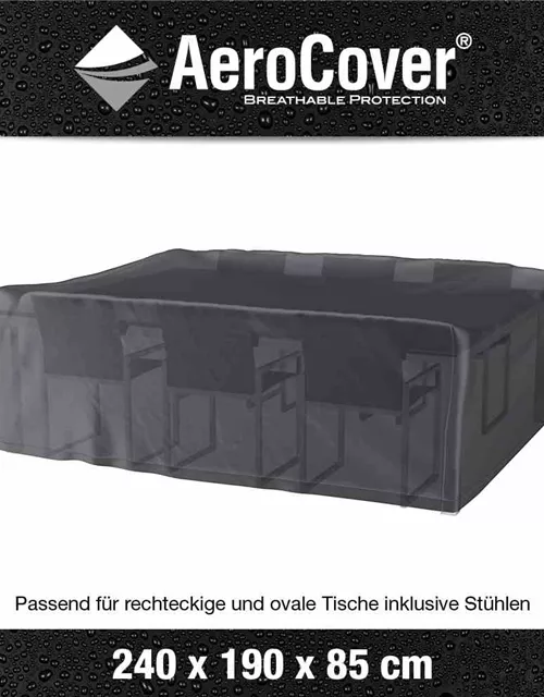 Aerocover Schutzhülle für Gartenmöbelset 240x190x85 cm