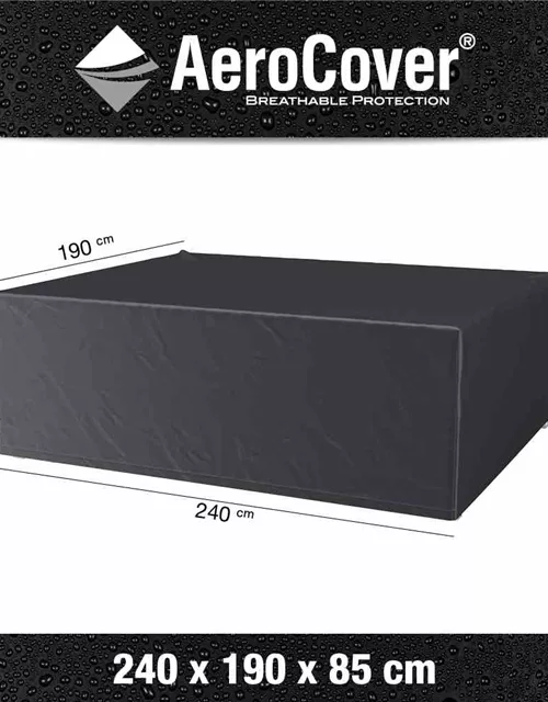 Aerocover Schutzhülle für Gartenmöbelset 240x190x85 cm