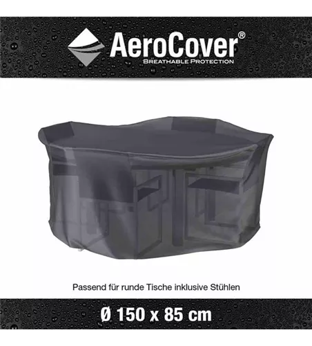 Aerocover Schutzhülle für Gartenmöbelset Ø150 x H85 cm