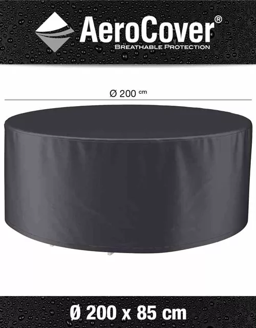 Aerocover Schutzhülle für Gartenmöbelset Ø200 x H85 cm