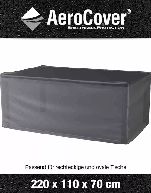 Aerocover Schutzhülle für Gartenmöbelset 220x110x70 cm