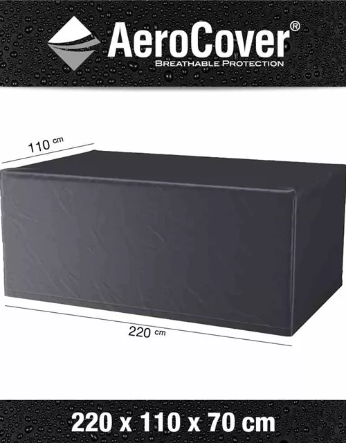 Aerocover Schutzhülle für Gartenmöbelset 220x110x70 cm