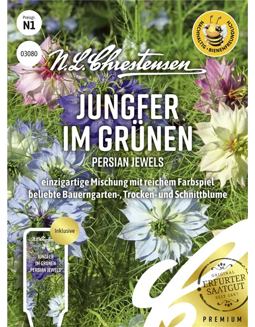 Jungfer im Grünen-Samen 'Persian Jewels'