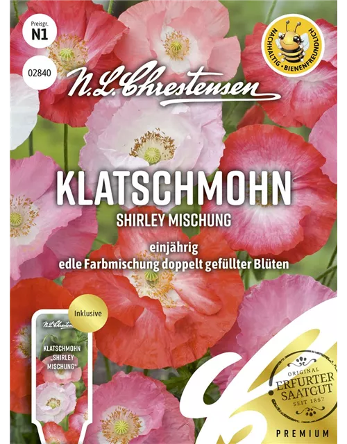 Klatschmohnsamen 'Shirley'