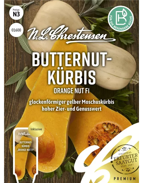 Kürbissamen 'Orange Nut'