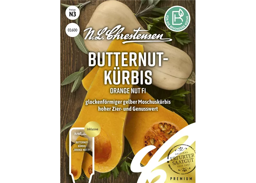 Kürbissamen 'Orange Nut'