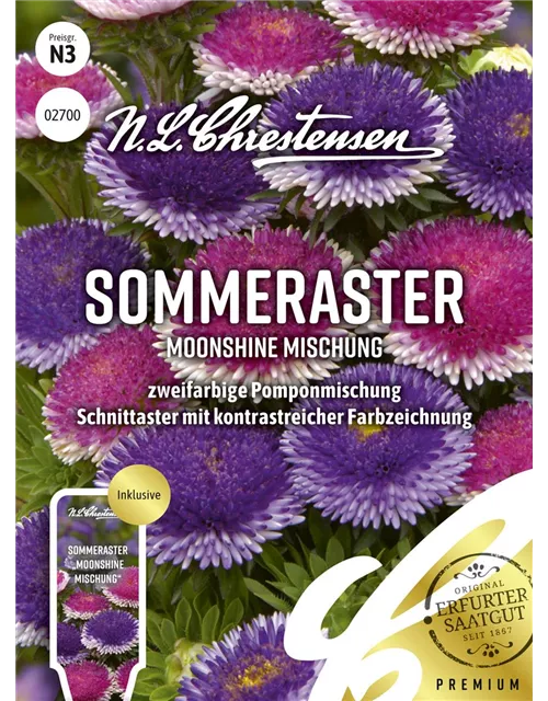 Somerastersamen 'Moonshine Mischung'