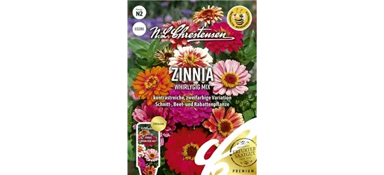 Zinniensamen 'Whirlygig'