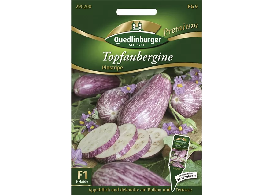 Auberginensamen 'Pinstripe F1'