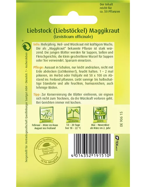 Liebstöckelsamen