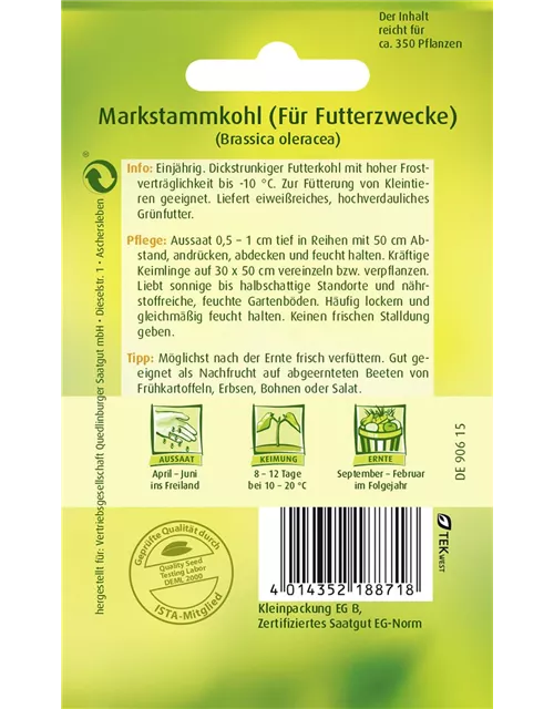 Markstammkohlsamen