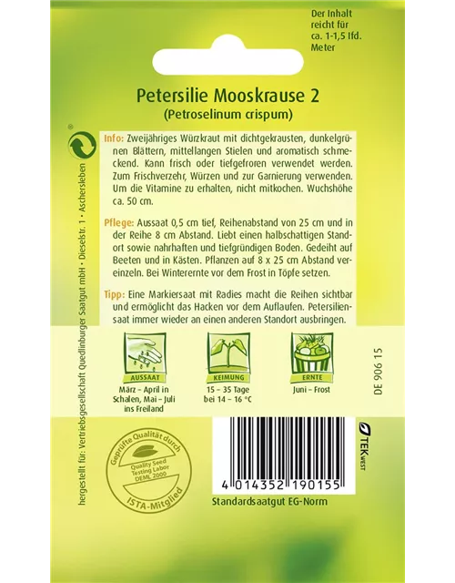 Petersiliensamen 'Mooskrause 2'