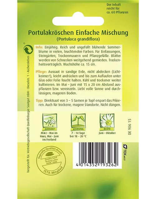 Portulakröschensamen