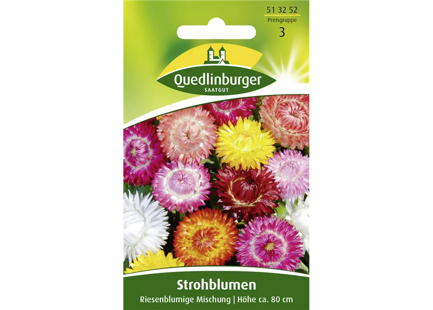 Strohblumensamen 'Riesenblumige Mischung'