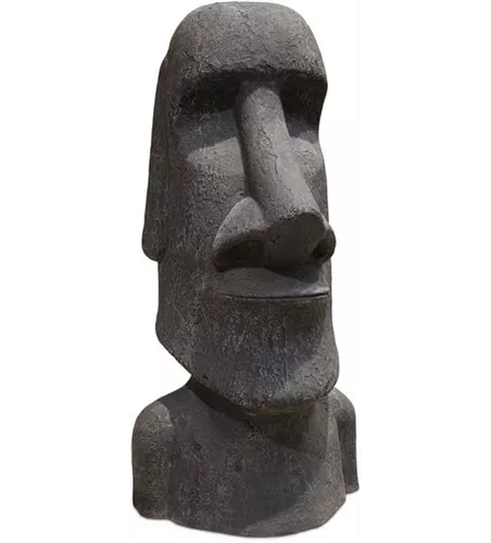 fleur ami MOAI Skulptur