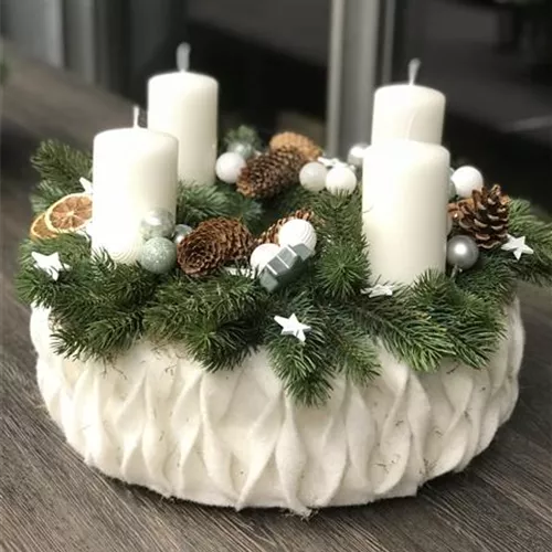 Workshop Adventskranz im Stil "Hygge"