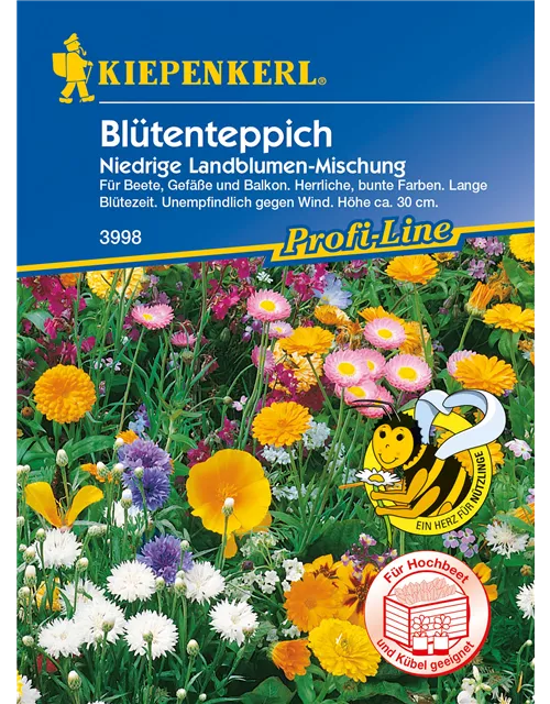 Niedrige Landblumen-Mischung