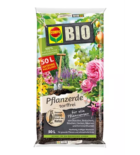 Compo BIO Pflanzerde torffrei 