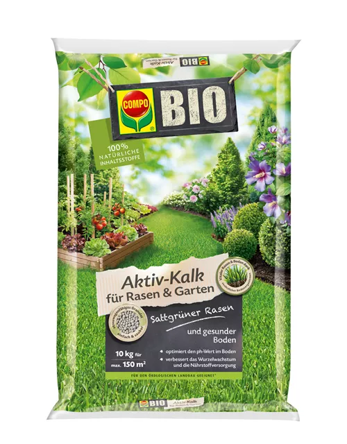 Compo BIO Aktiv-Kalk für Rasen & Garten 