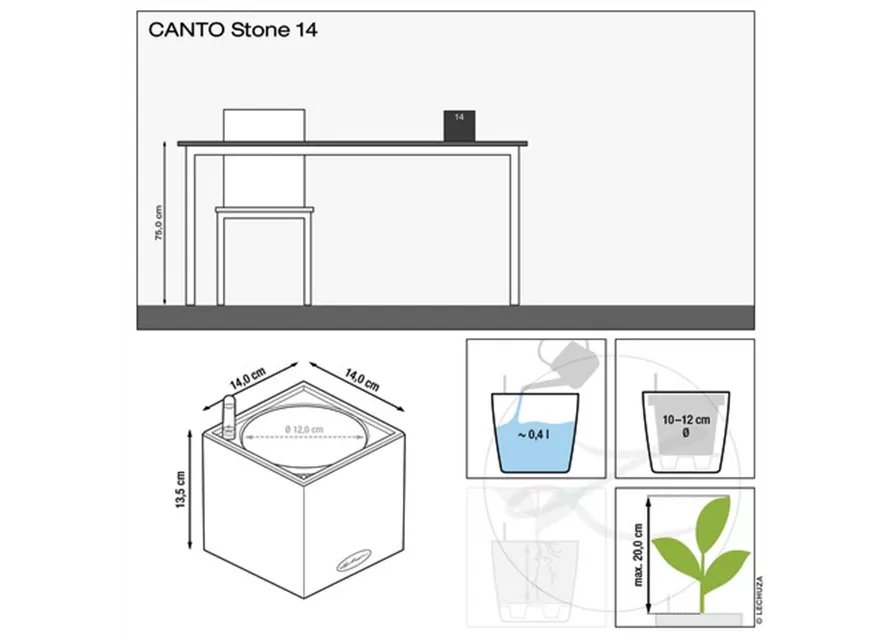 LECHUZA CANTO Stone 14 