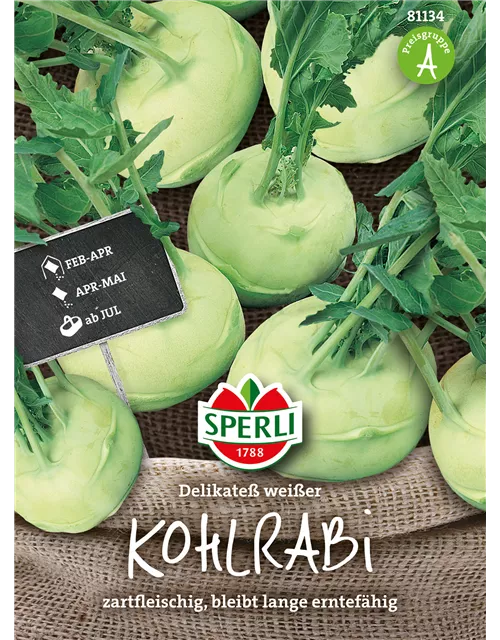 Kohlrabi 'Weißer Delikateß'