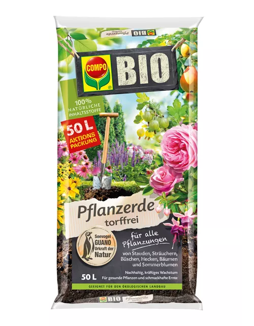 Compo BIO Pflanzerde torffrei 