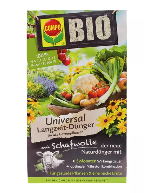 Compo BIO Universal Langzeit-Dünger mit Schafwolle 